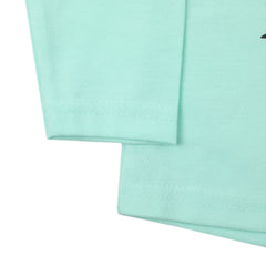 Girls Full Sleeves T-Shirt - Cyan
