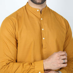 Eminent Men's Casual Shirt - Mustard