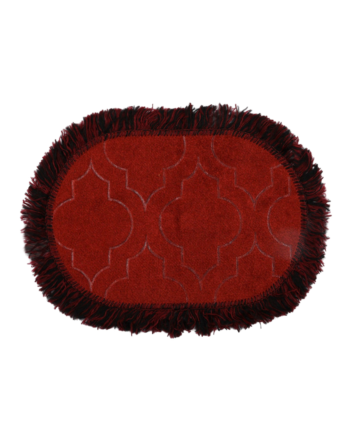 Embossed Oval Mat - 38 x 58cm