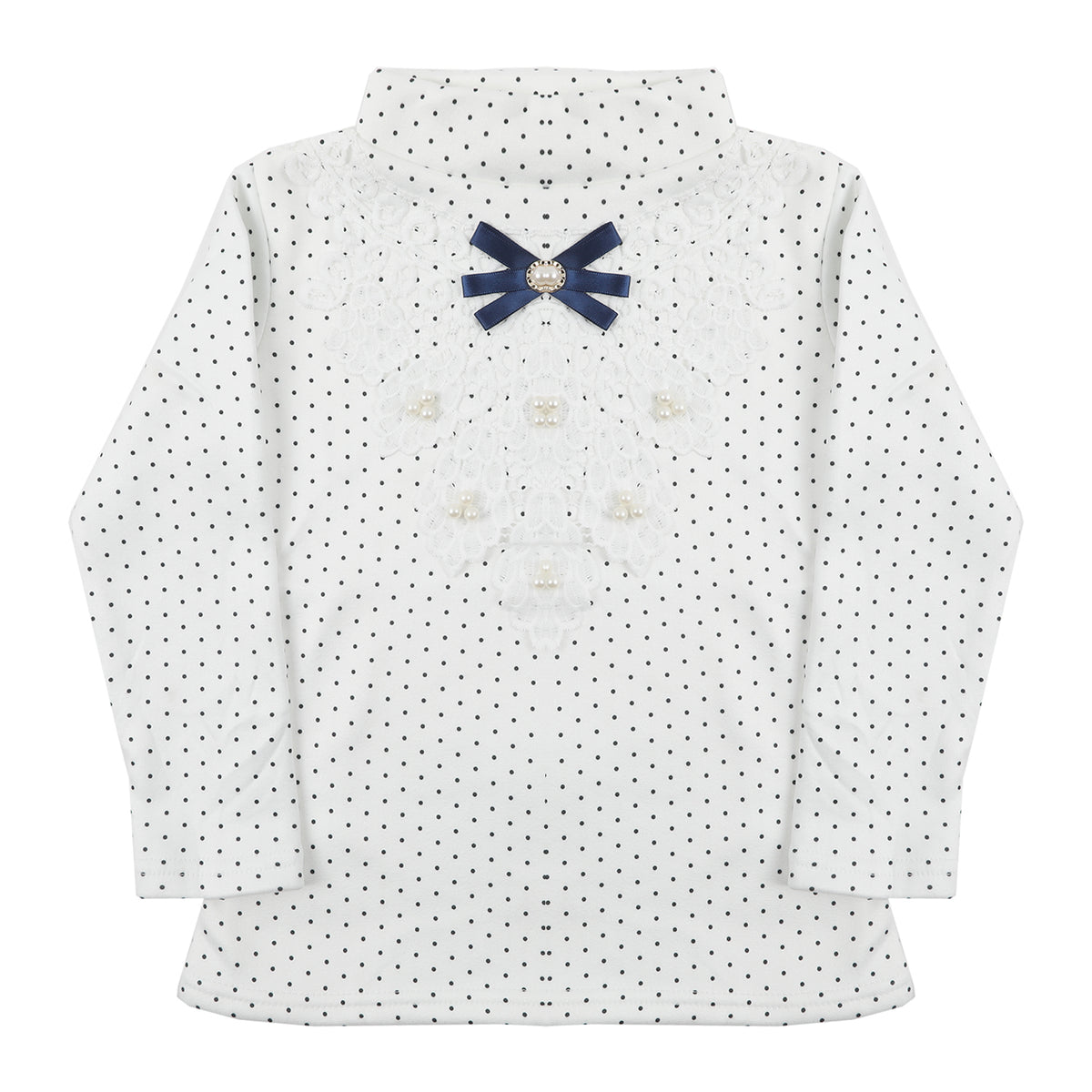 Girls Full Sleeves T-Shirt - White, Girls T-Shirts, Chase Value, Chase Value