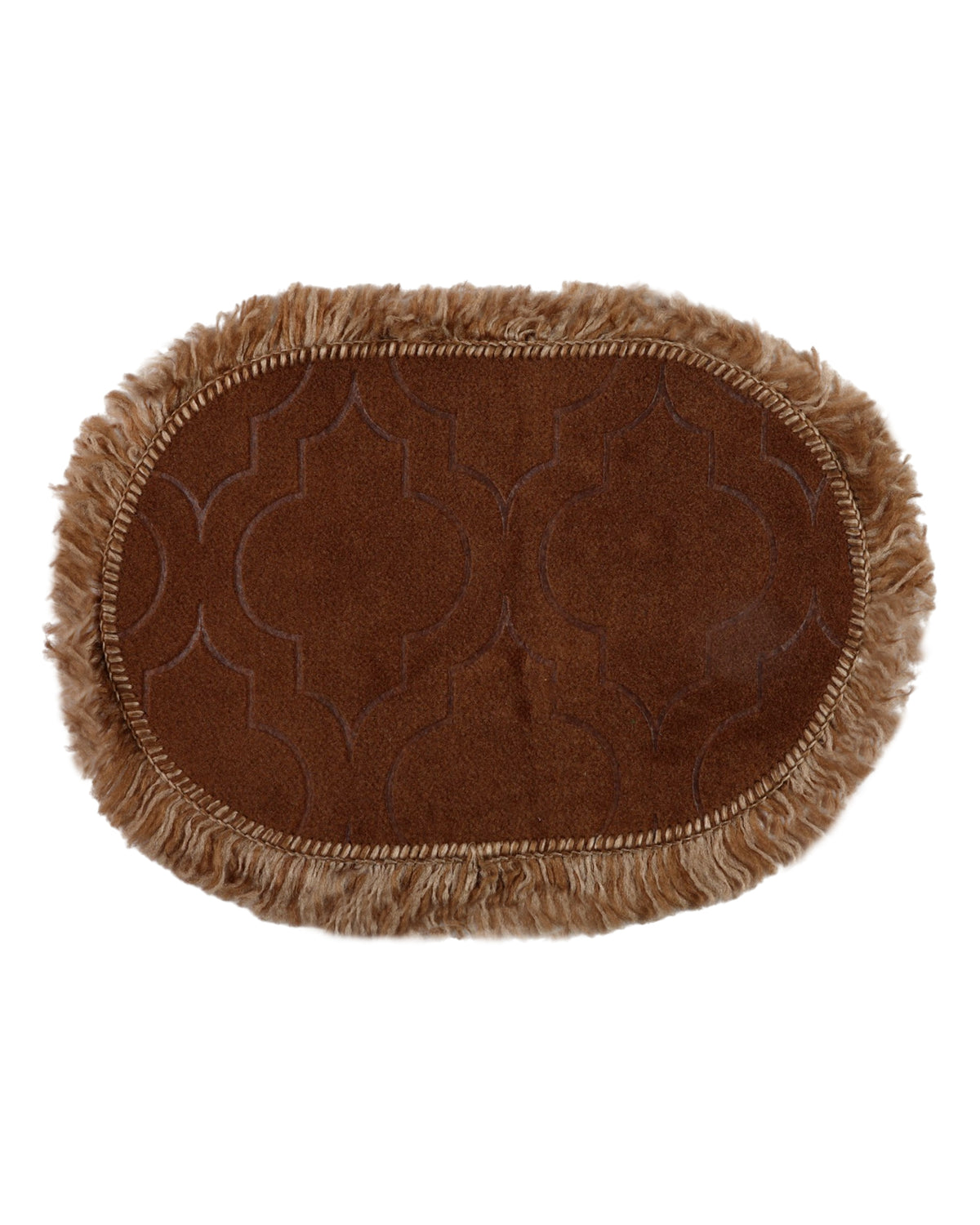Embossed Oval Mat - 38 x 58cm