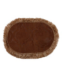 Embossed Oval Mat - 38 x 58cm