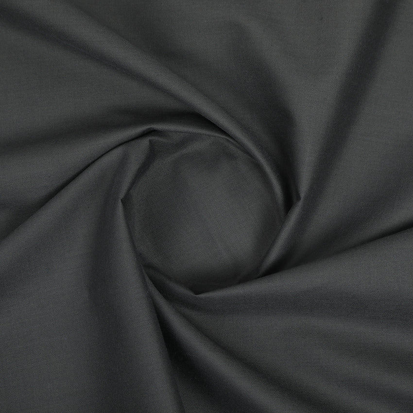 Men's Shabbir Gold Plain Wash & Wear Unstitched Suit - Dark Grey