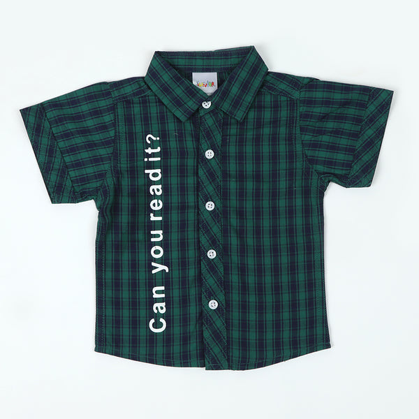 Newborn Boys Casual Shirt - Green