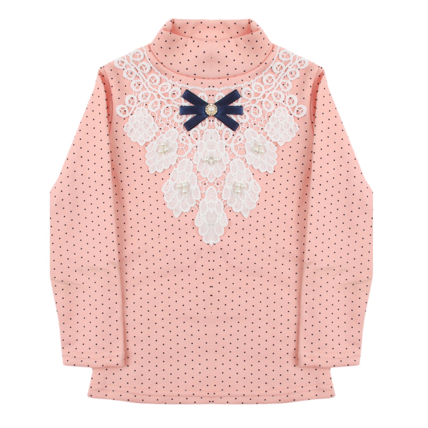 Girls Full Sleeves T-Shirt - Baby Pink, Girls T-Shirts, Chase Value, Chase Value