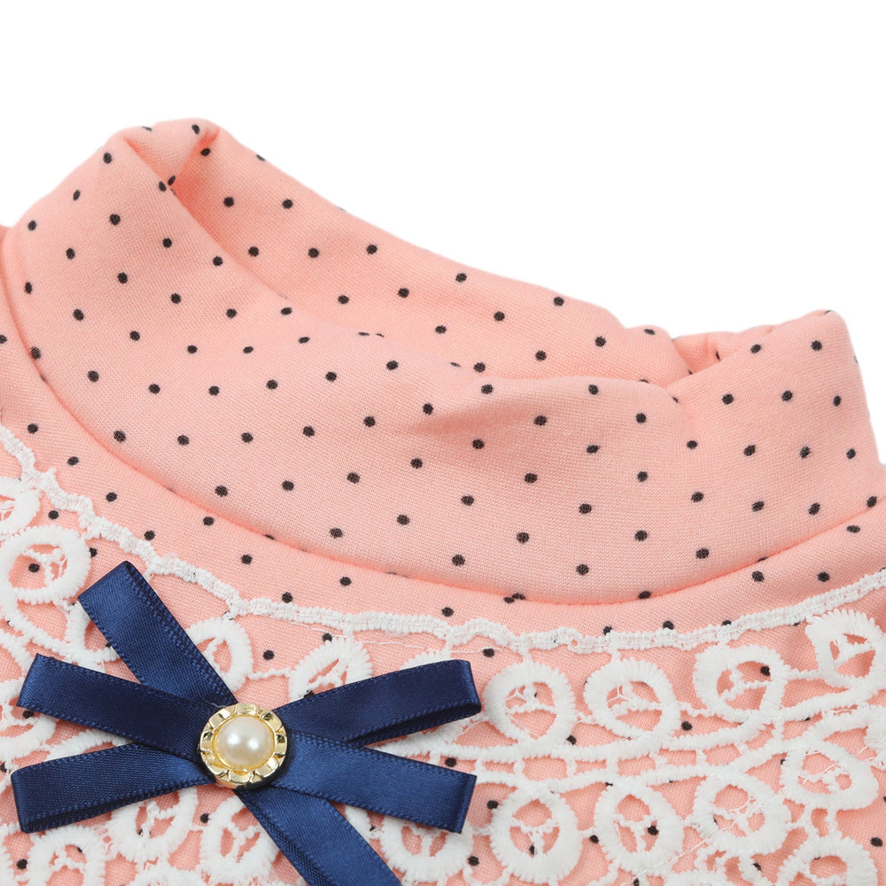 Girls Full Sleeves T-Shirt - Baby Pink, Girls T-Shirts, Chase Value, Chase Value