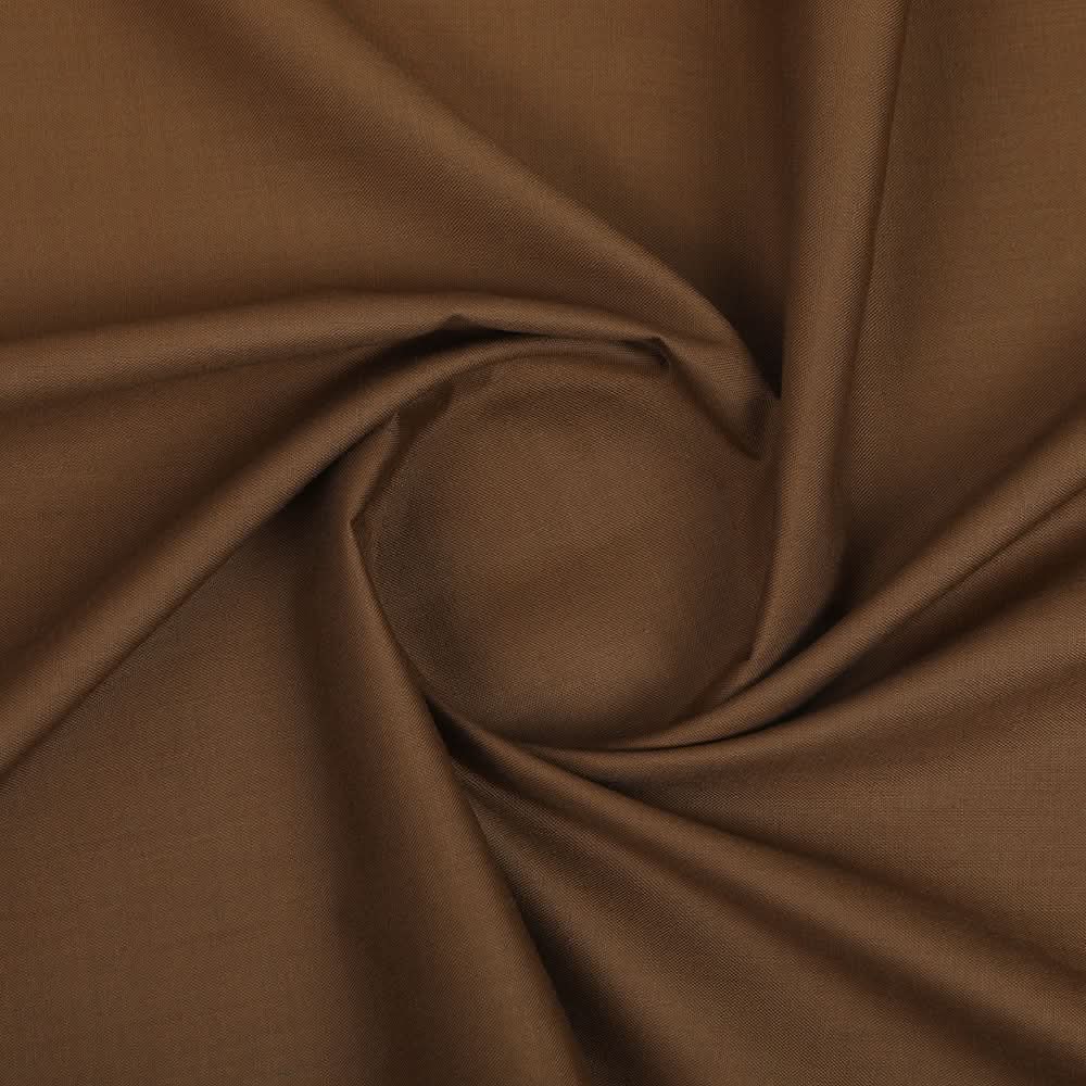 Men's Shabbir Gold Plain Wash & Wear Unstitched Suit - Dark Brown, Men's Unstitched Fabric, Shabbir, Chase Value