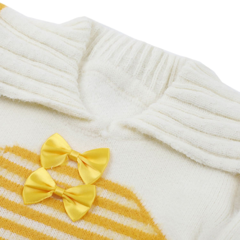 Girls Full Sleeves Sweater - Mustard, Girls Sweaters, Chase Value, Chase Value