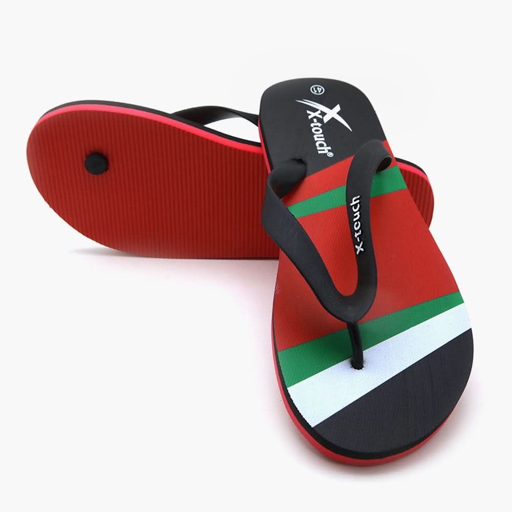 Men's Flip Flop Slipper - Red, Men's Slippers, Chase Value, Chase Value