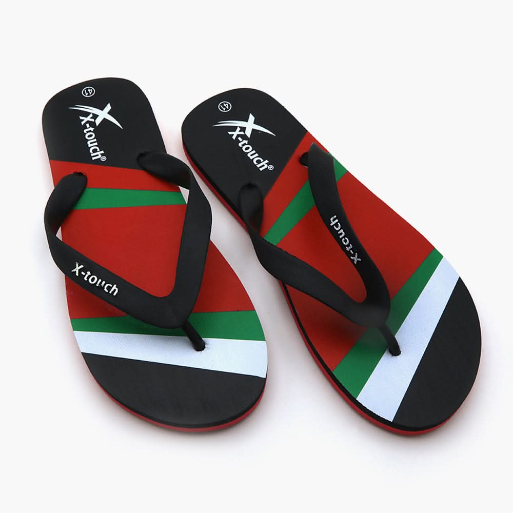 Men's Flip Flop Slipper - Red, Men's Slippers, Chase Value, Chase Value
