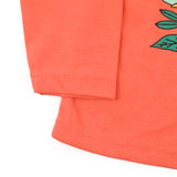 Girls Full Sleeves T-Shirt - Peach, Girls T-Shirts, Chase Value, Chase Value
