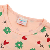 Girls Full Sleeves T-Shirt - Peach, Girls T-Shirts, Chase Value, Chase Value