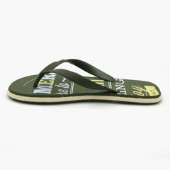 Men's Flip Flop Slipper - Olive Green