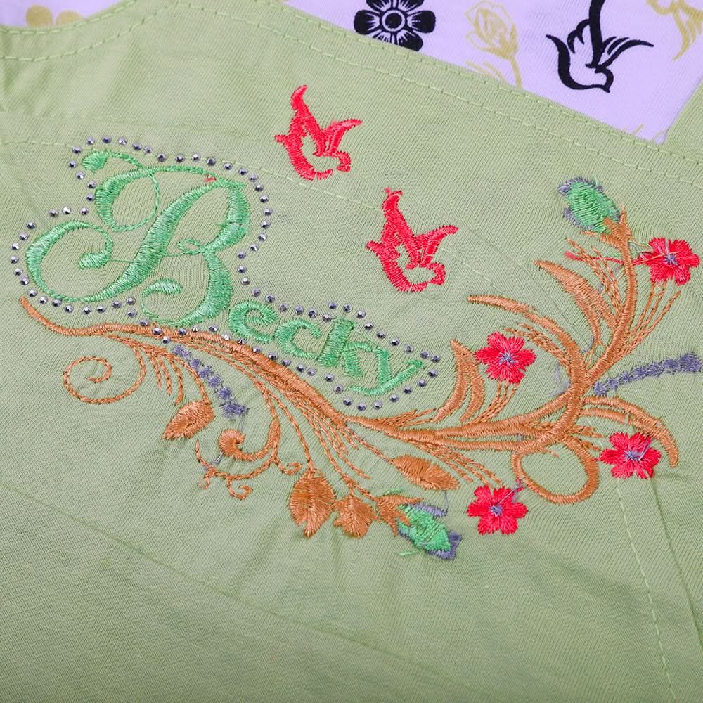 Newborn Girls Full Sleeves Suit - Green, Newborn Girls Sets & Suits, Chase Value, Chase Value