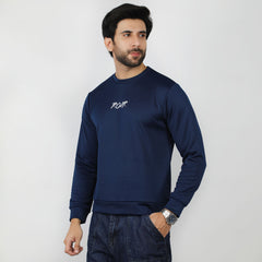 Eminent Men's Full Sleeves Sweat Shirt - Navy Blue