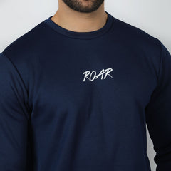 Eminent Men's Full Sleeves Sweat Shirt - Navy Blue