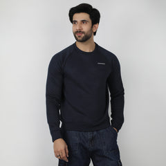 Eminent Men's Full Sleeves Sweat Shirt - Navy Blue