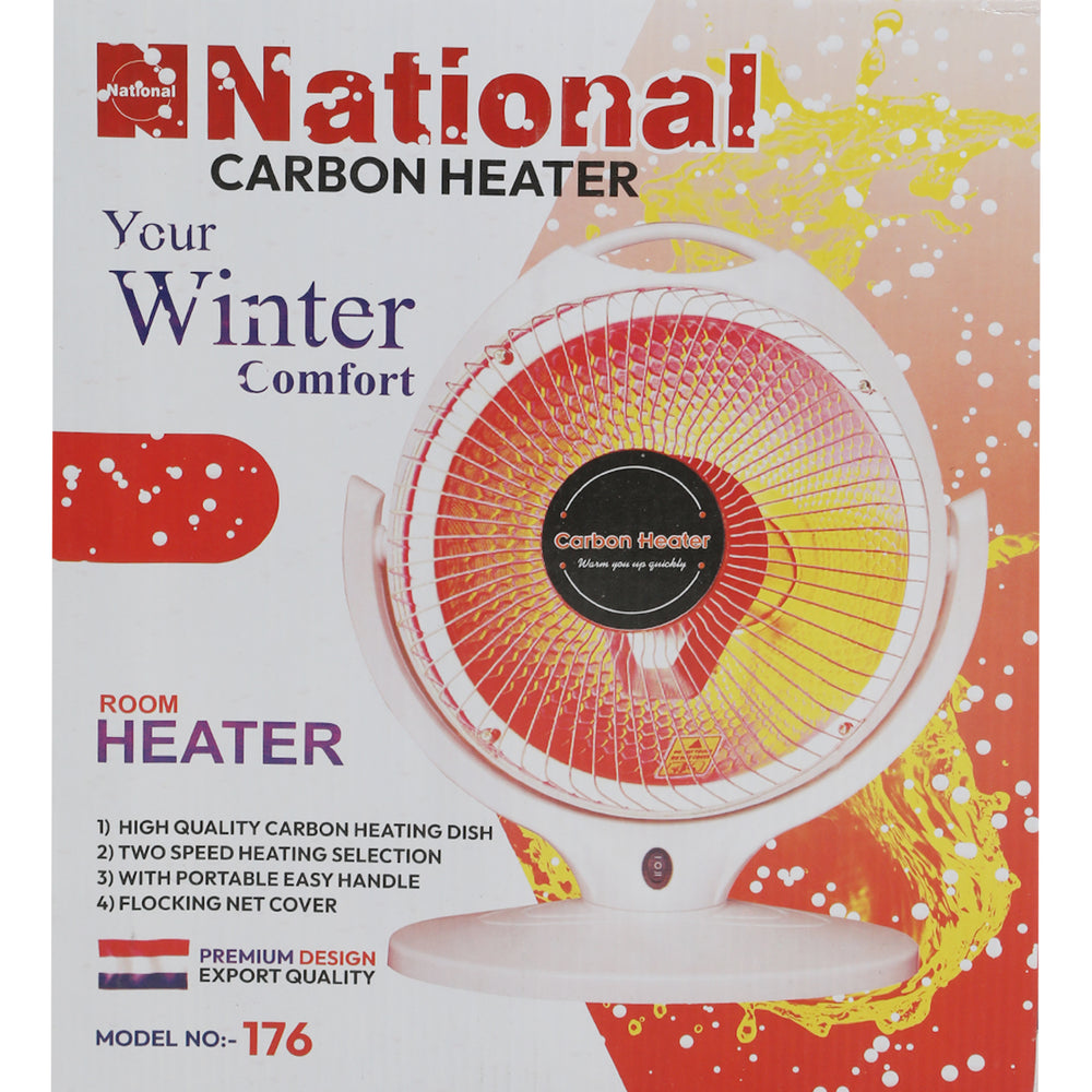 National Carbon Moving Dish Room Heater - Black, Heater, National, Chase Value