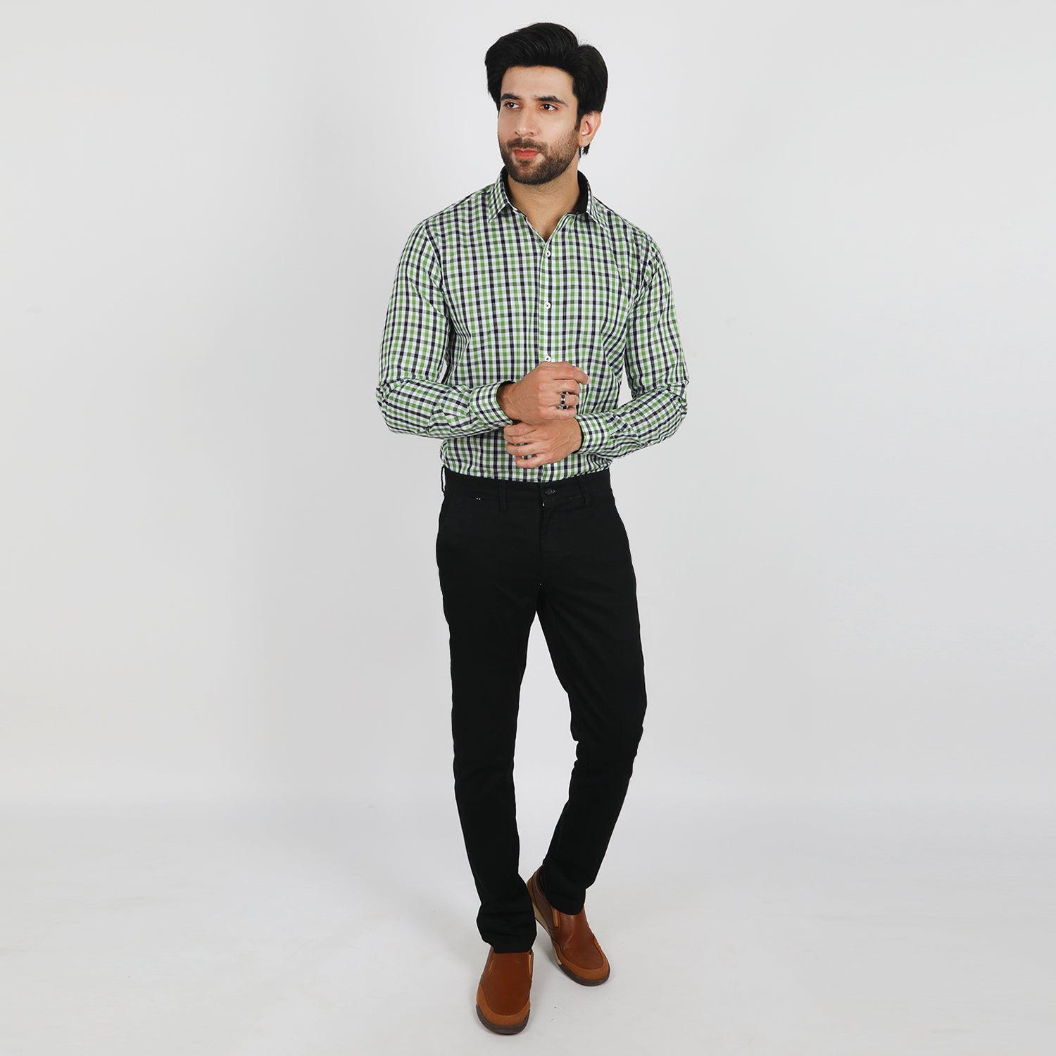 Valuable Men's Business Casual Shirt - Green, Men's Shirts, Chase Value, Chase Value