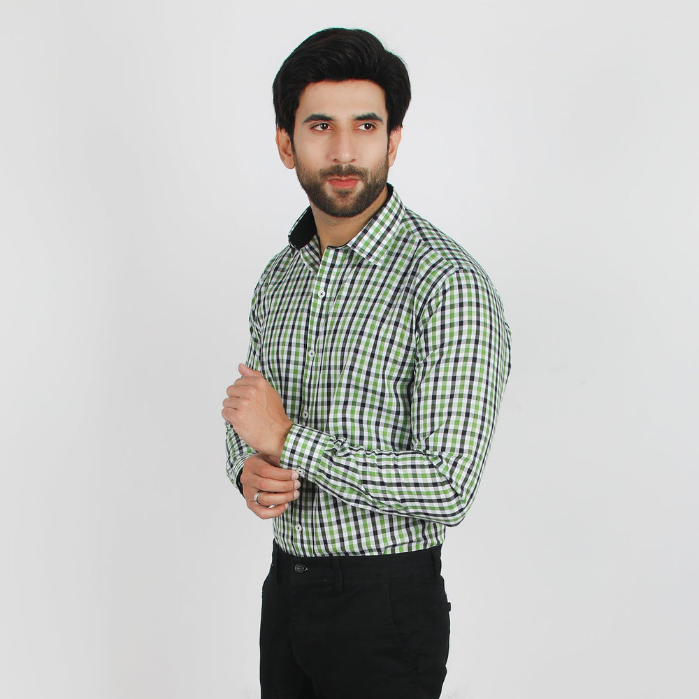 Valuable Men's Business Casual Shirt - Green, Men's Shirts, Chase Value, Chase Value