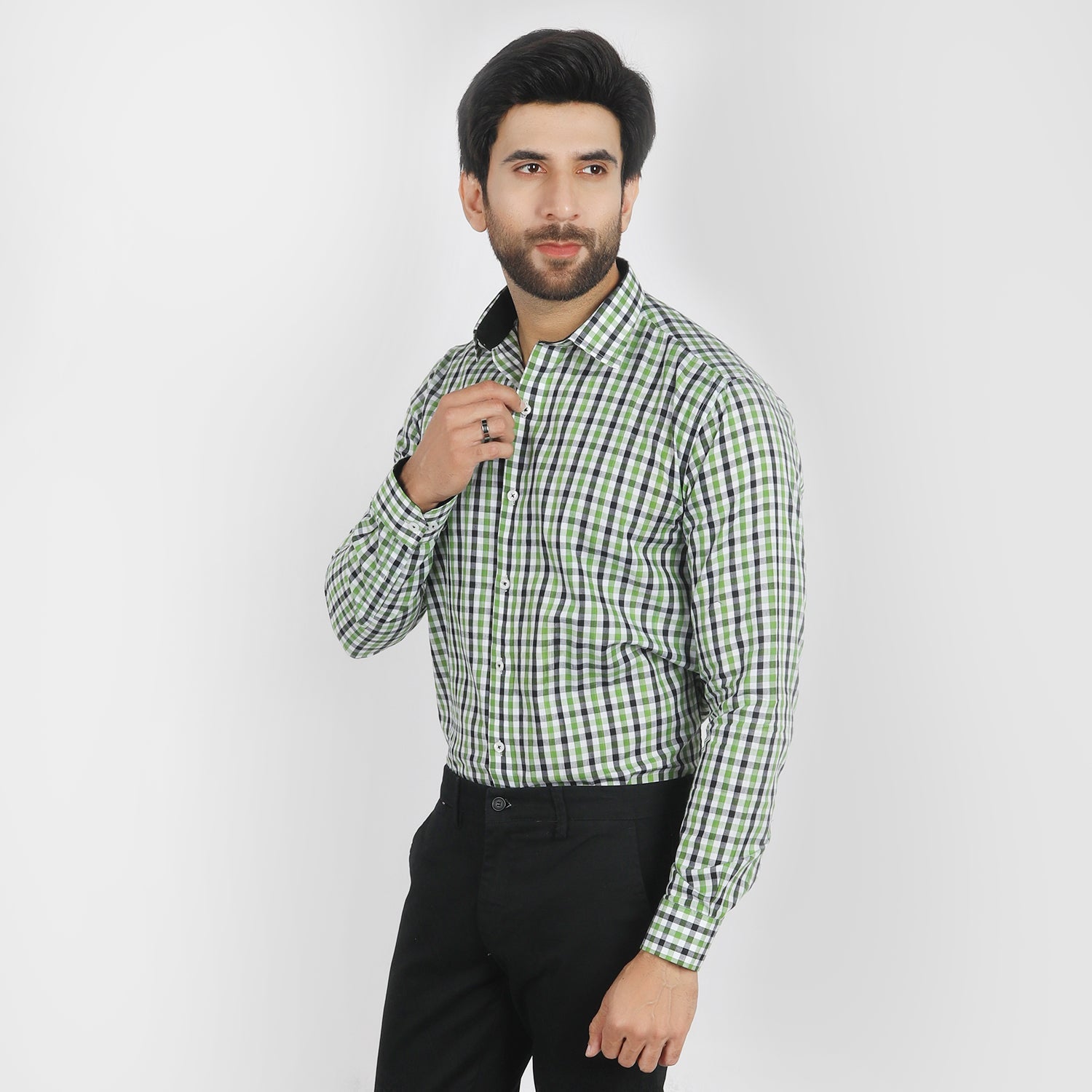 Valuable Men's Business Casual Shirt - Green, Men's Shirts, Chase Value, Chase Value