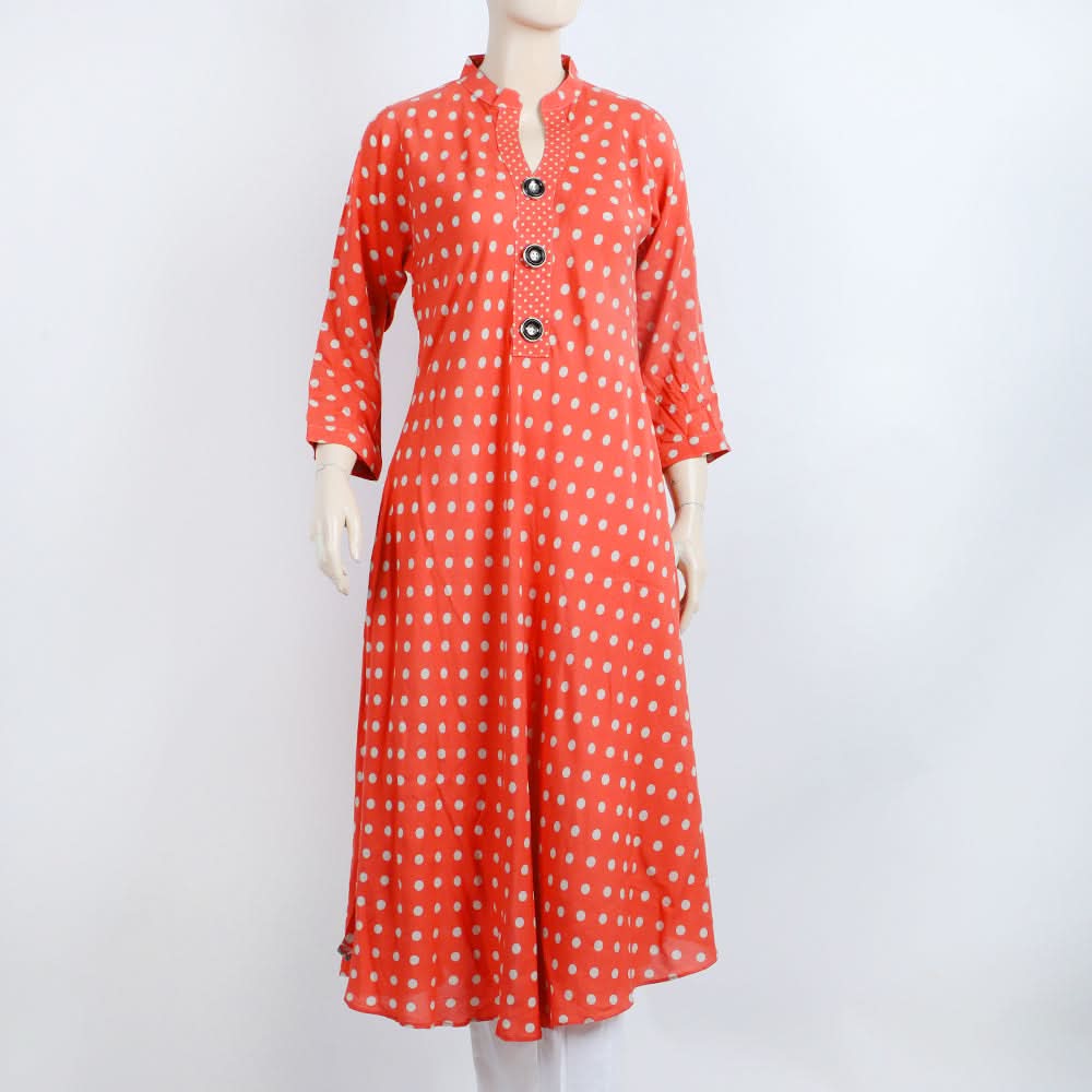 Women's Jalpari Printed Stitched Kurti - Multi Color, Women Ready Kurtis, Chase Value, Chase Value