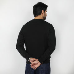 Eminent Men's Full Sleeves Sweat Shirt - Black