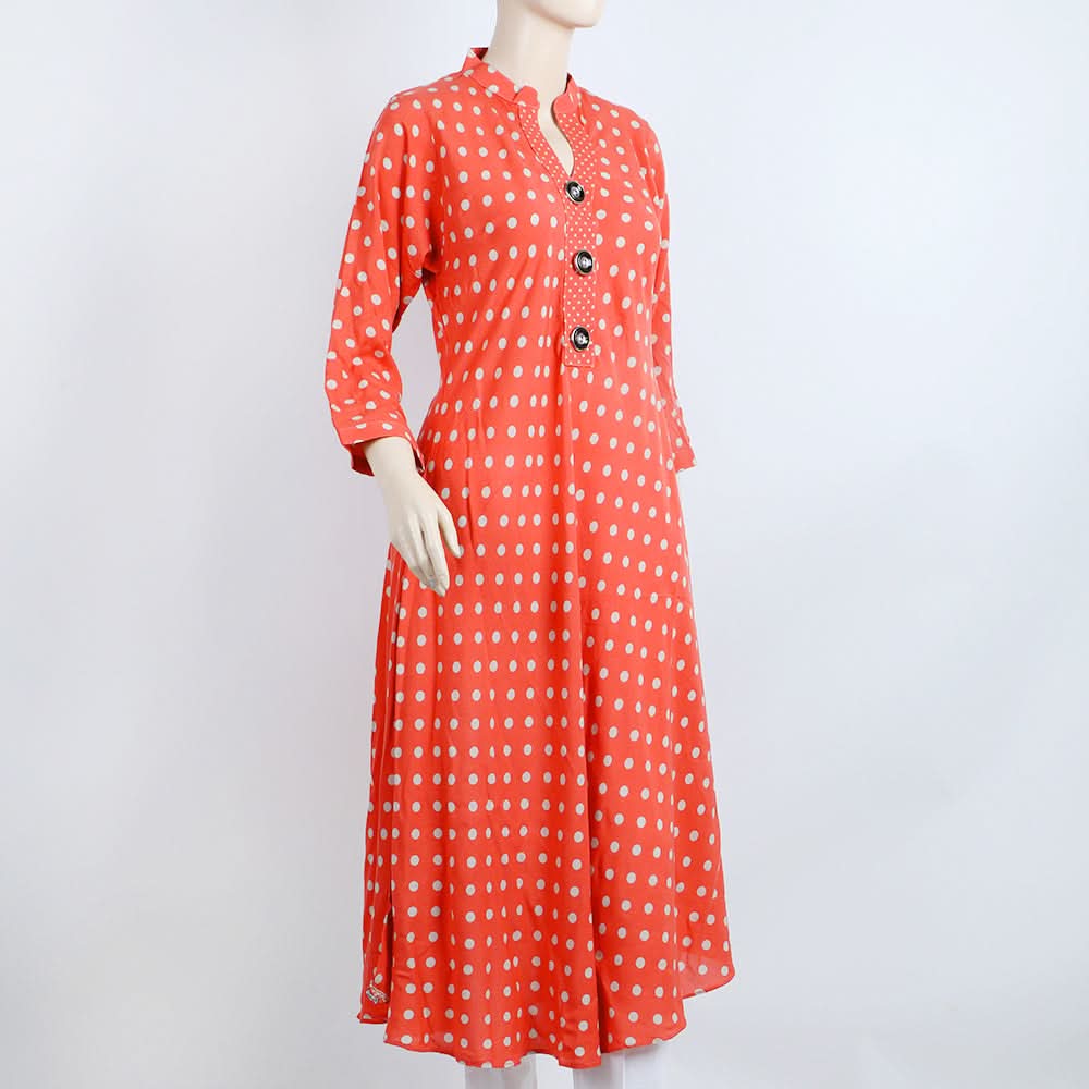 Women's Jalpari Printed Stitched Kurti - Multi Color, Women Ready Kurtis, Chase Value, Chase Value