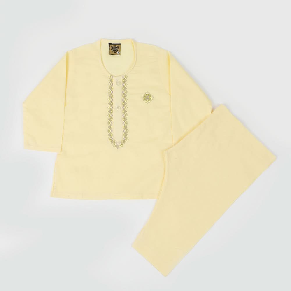Newborn Boys Shalwar Suit - Lemon, Newborn Boys Shalwar Suits, Chase Value, Chase Value