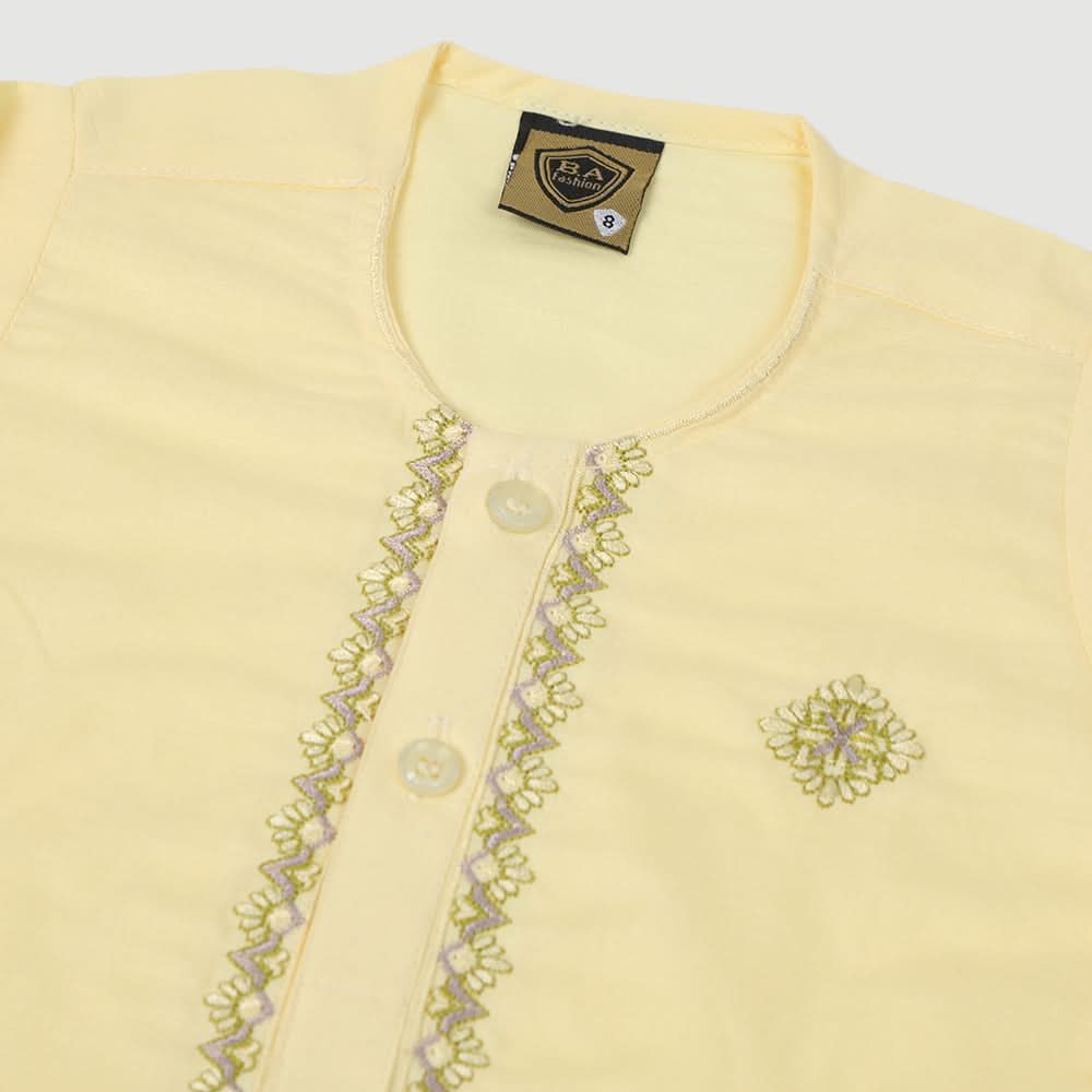 Newborn Boys Shalwar Suit - Lemon, Newborn Boys Shalwar Suits, Chase Value, Chase Value