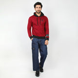 Eminent Men's Full Sleeves Sweat Shirt - Maroon, Men's Jackets & Hoodies, Eminent, Chase Value