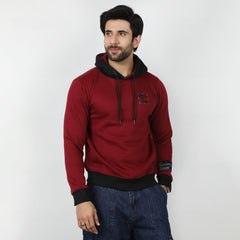 Eminent Men's Full Sleeves Sweat Shirt - Maroon