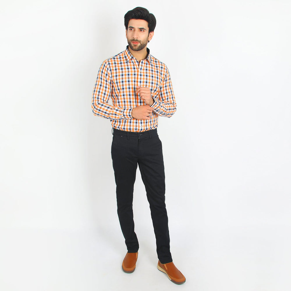 Valuable Men's Business Casual Shirt - Orange, Men's Shirts, Chase Value, Chase Value