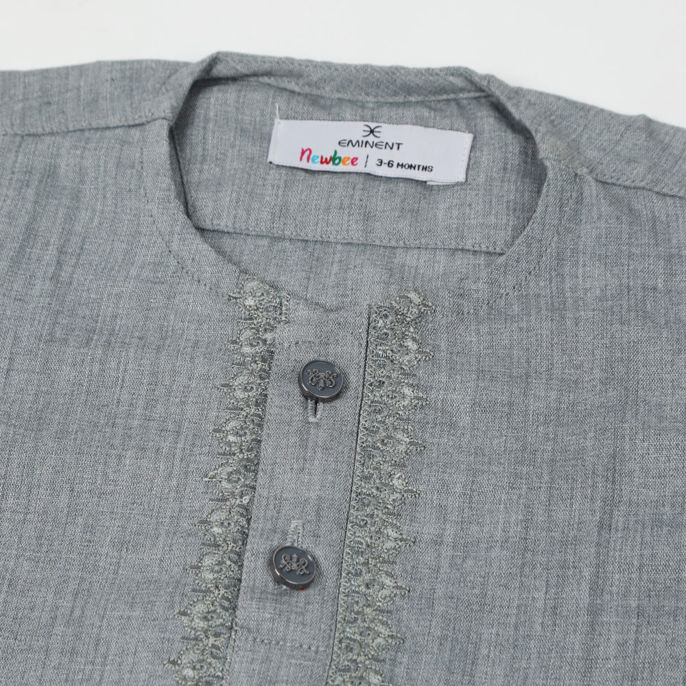 Eminent Newborn Boys Shalwar Suit - Grey, Newborn Boys Shalwar Suits, Eminent, Chase Value