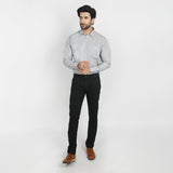 Valuable Men's Formal Dobby Shirt - Grey, Men's Shirts, Chase Value, Chase Value