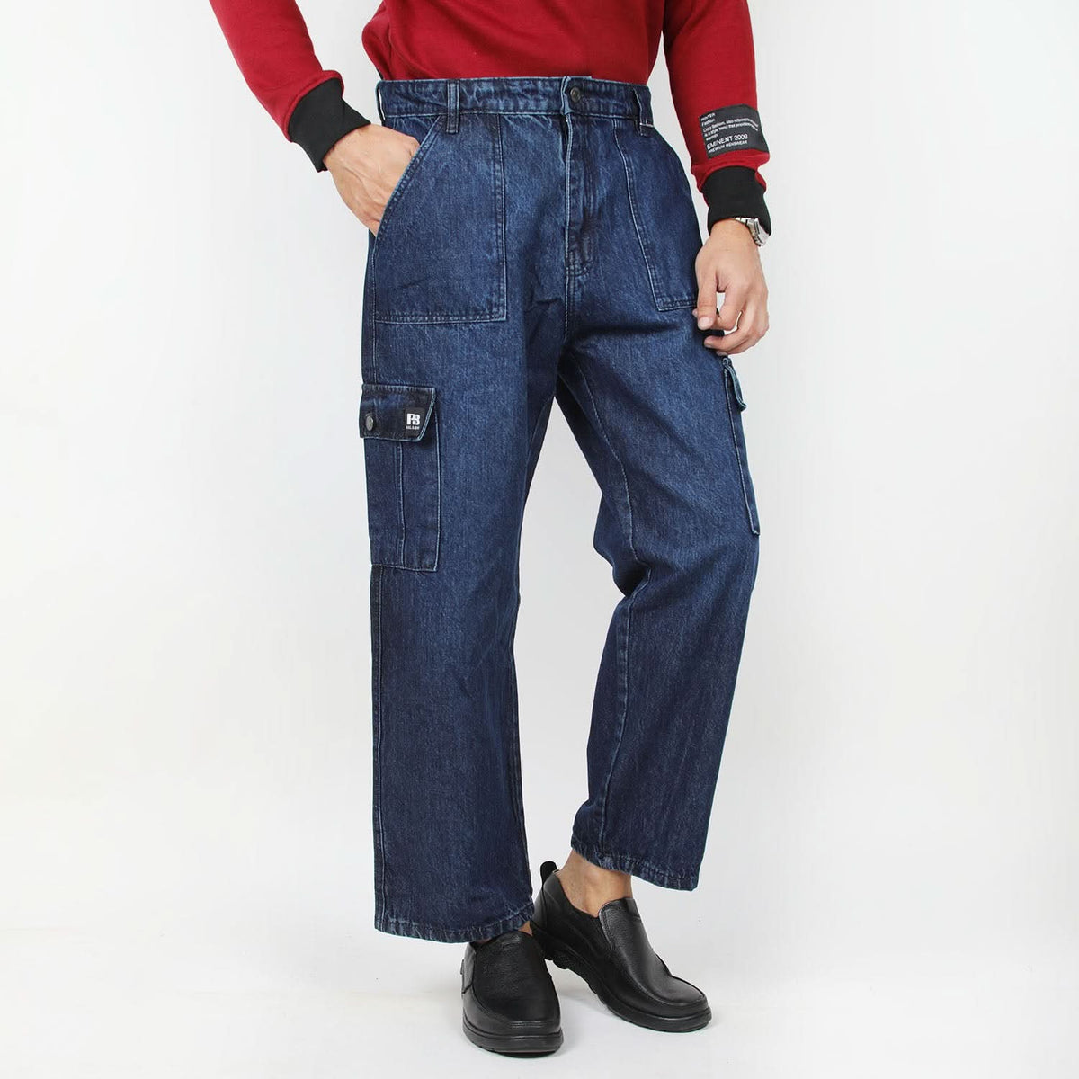 Men's Cargo Pant - Blue, Men's Casual Pants & Jeans, Chase Value, Chase Value