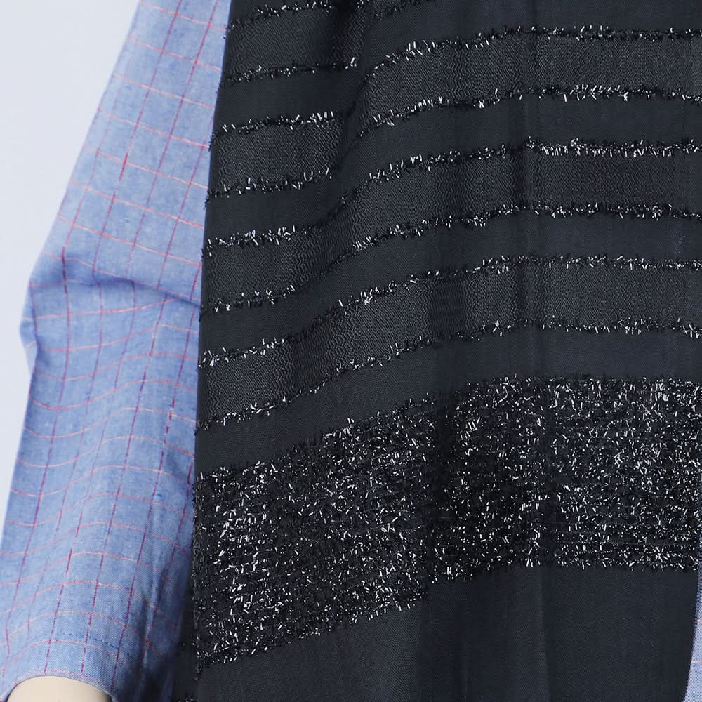 Women's Turkish Sparkle - Black, Women Shawls & Scarves, Chase Value, Chase Value