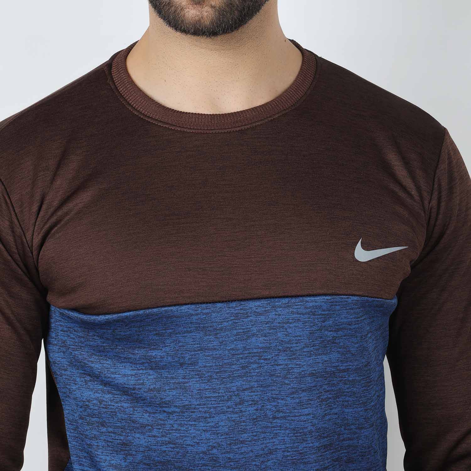 Men's Full Sleeves Sweat Shirt - Coffee, Men's Sweater & Sweat Shirts, Chase Value, Chase Value