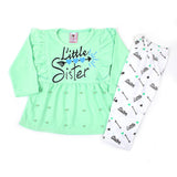 Newborn Girls Full Sleeves Suit - Green, Newborn Girls Sets & Suits, Chase Value, Chase Value