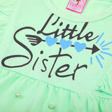 Newborn Girls Full Sleeves Suit - Green, Newborn Girls Sets & Suits, Chase Value, Chase Value