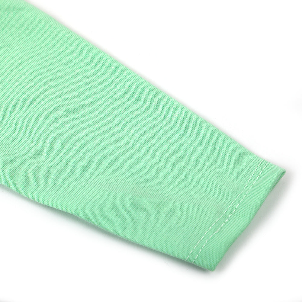 Newborn Girls Full Sleeves Suit - Green, Newborn Girls Sets & Suits, Chase Value, Chase Value