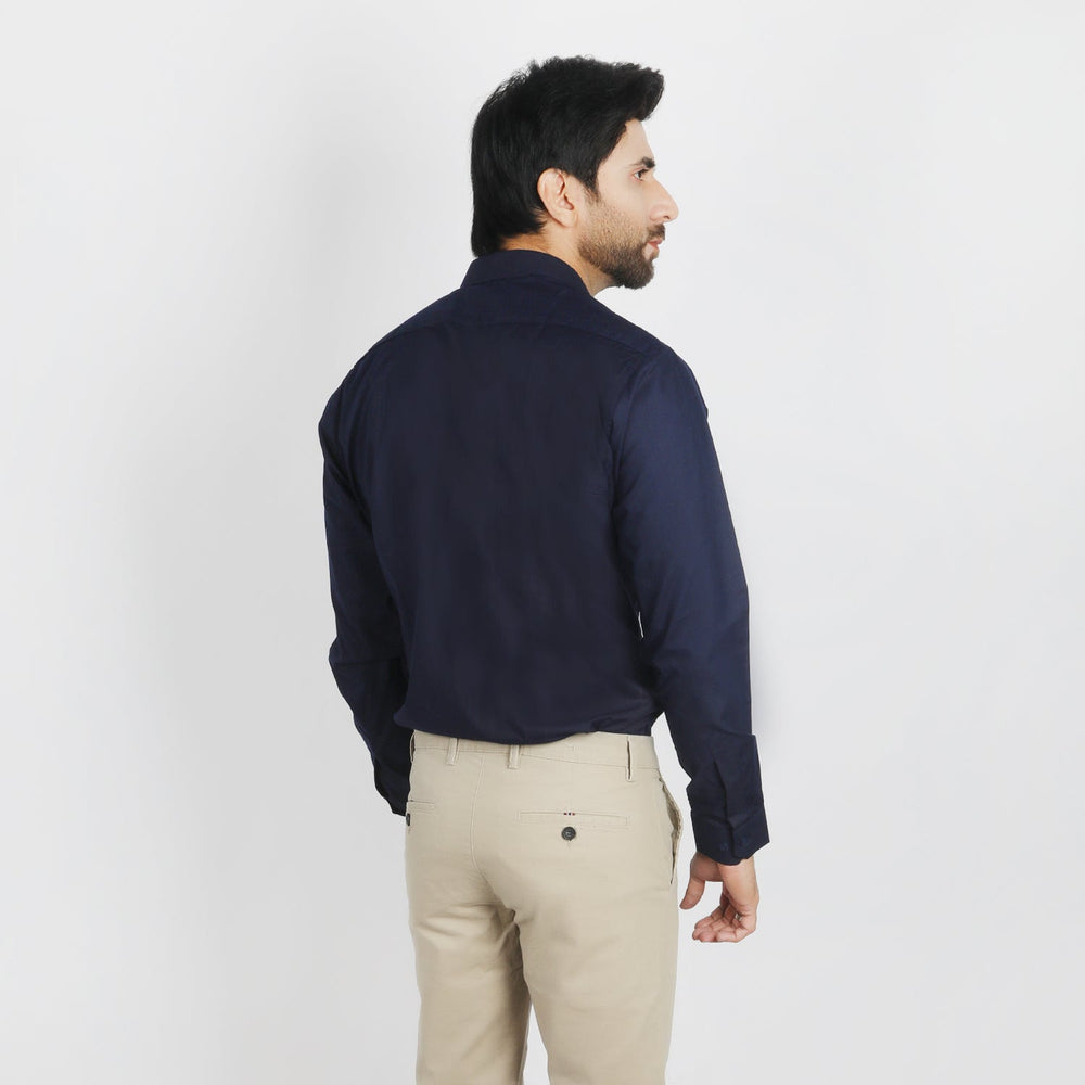 Valuable Men's Formal Plain Shirt  - Navy Blue, Men's Shirts, Chase Value, Chase Value