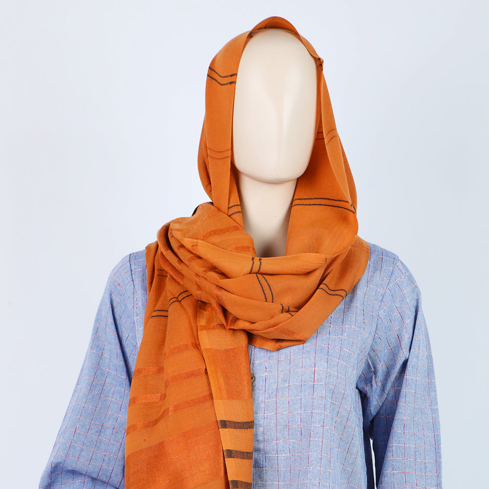Women's Turkish Dupatta - Brown, Women Shawls & Scarves, Chase Value, Chase Value