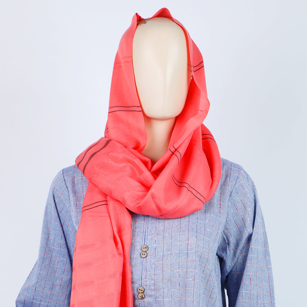 Women's Turkish Dupatta - Dark Pink, Women Shawls & Scarves, Chase Value, Chase Value