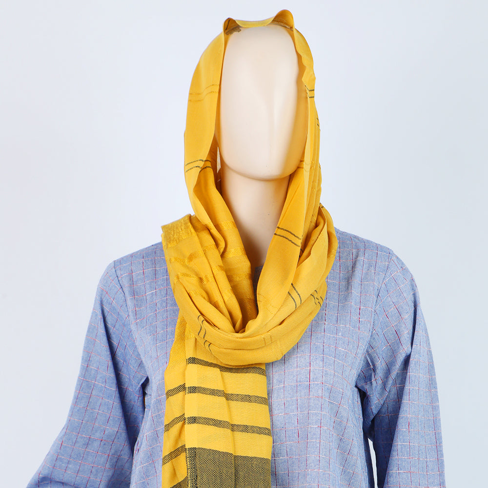 Women's Turkish Dupatta - Mustard, Women Shawls & Scarves, Chase Value, Chase Value