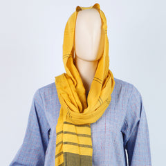 Women's Turkish Dupatta - Mustard