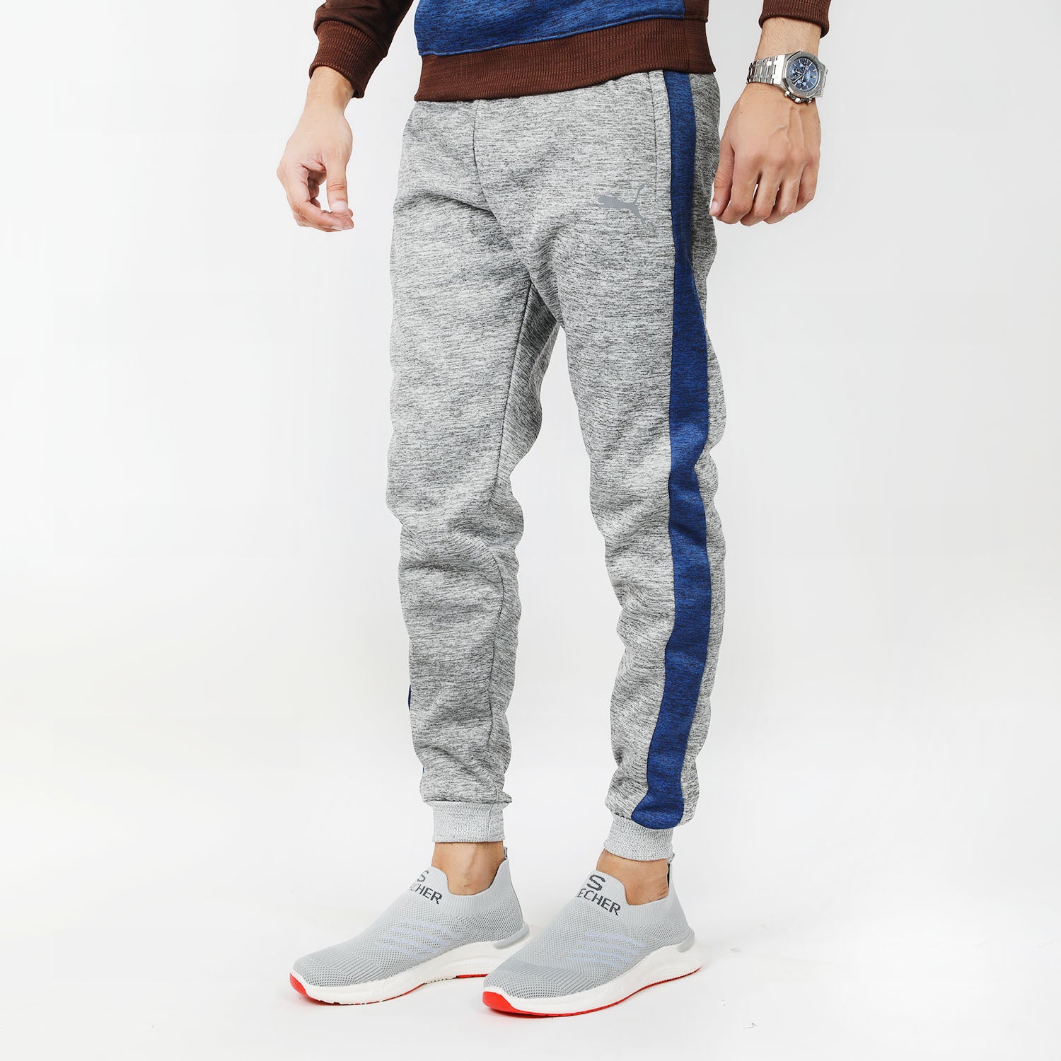 Men's Trouser - Grey & Navy, Men's Lowers & Sweatpants, Chase Value, Chase Value