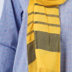 Women's Turkish Dupatta - Mustard