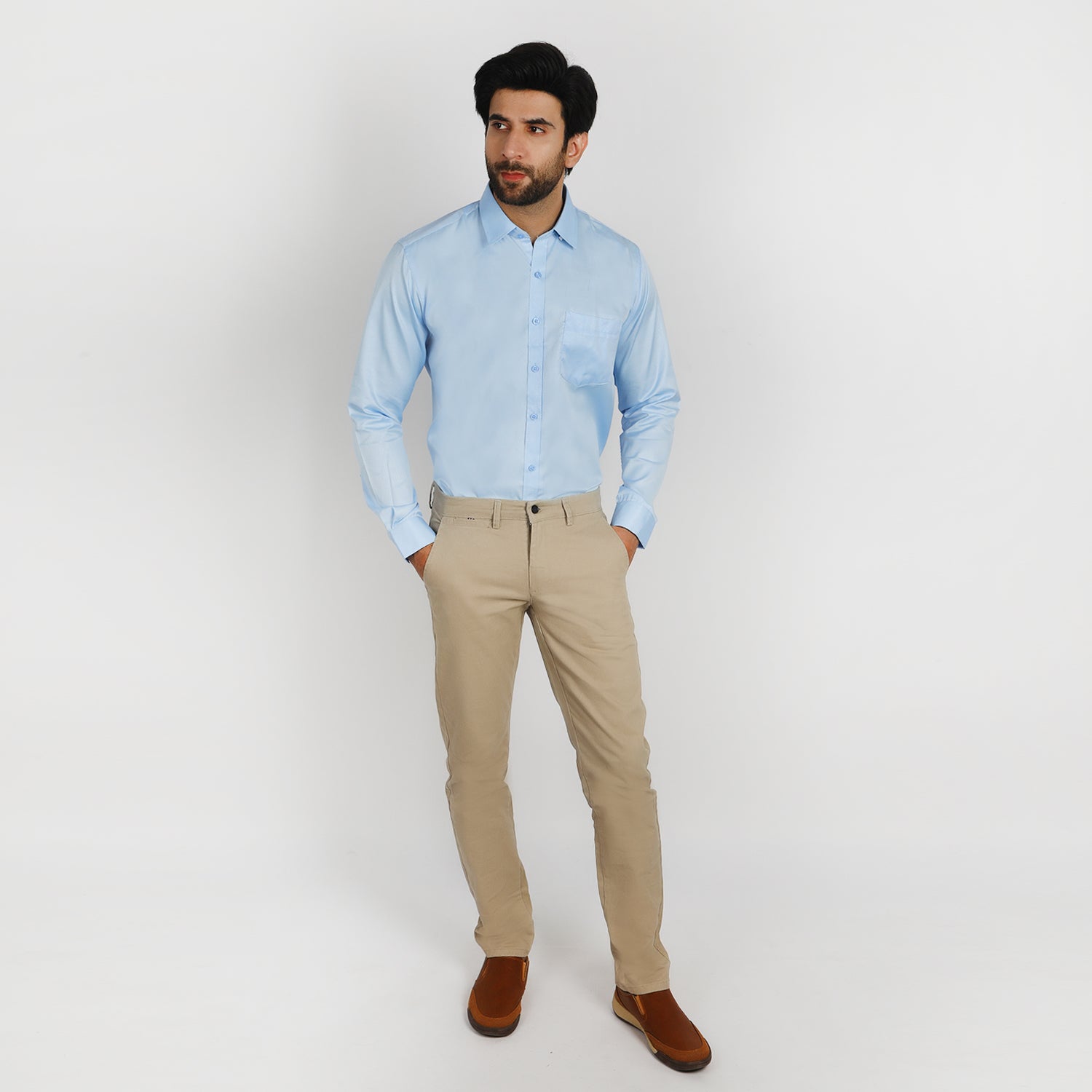 Valuable Men's Business Casual Shirt - Blue, Men's Shirts, Chase Value, Chase Value