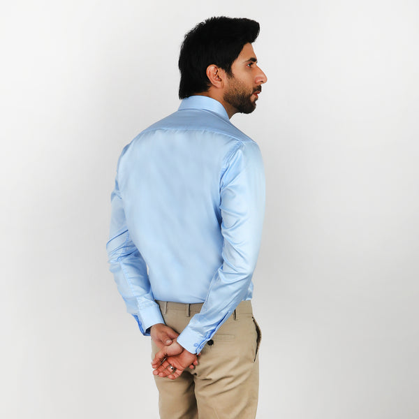 Men's Business Casual Shirt - Blue